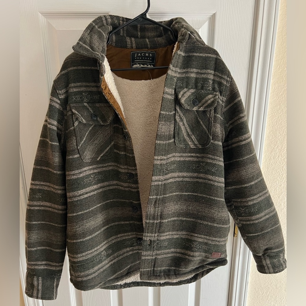 Wool blend button up jacket - Picture 7 of 7